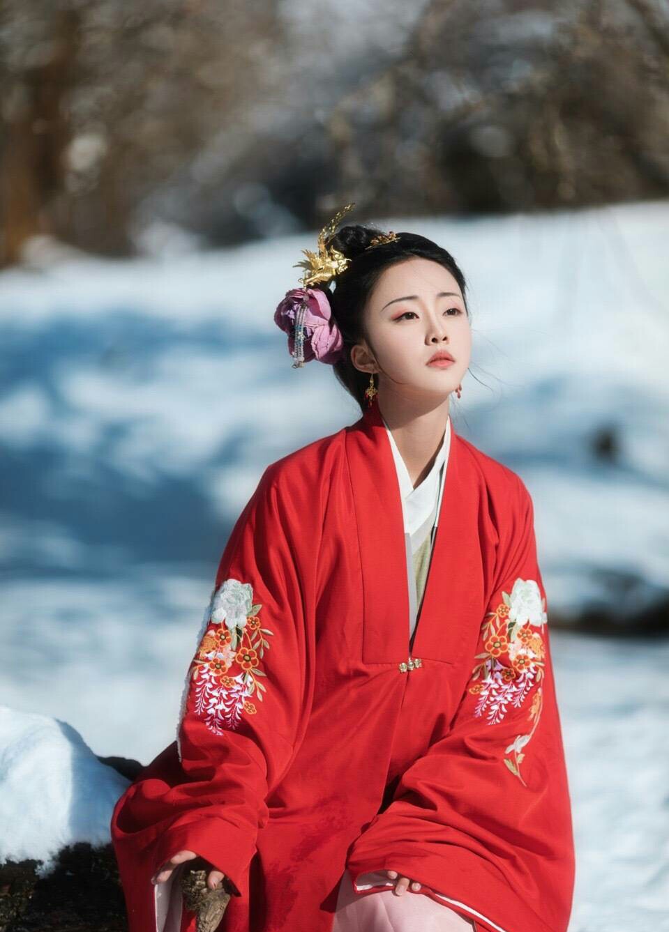 千秋无绝色悦目是佳人倾国倾城貌惊为天下人古风真人女头乛陌羽柔