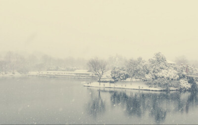 公园雪景，龙背山