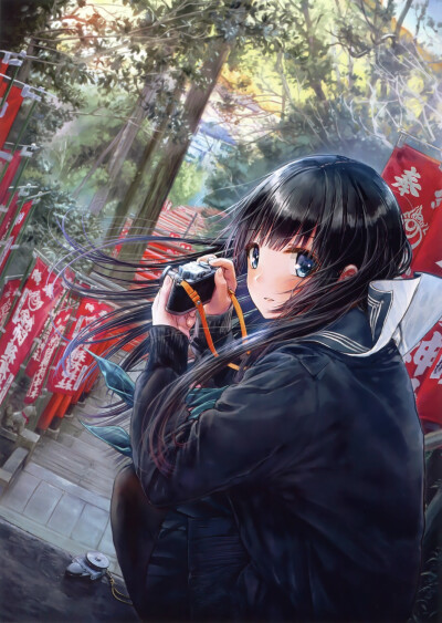 动漫 壁纸 头像 唯美 少女 梦幻 唯美 插画 套图 【侵权致歉】