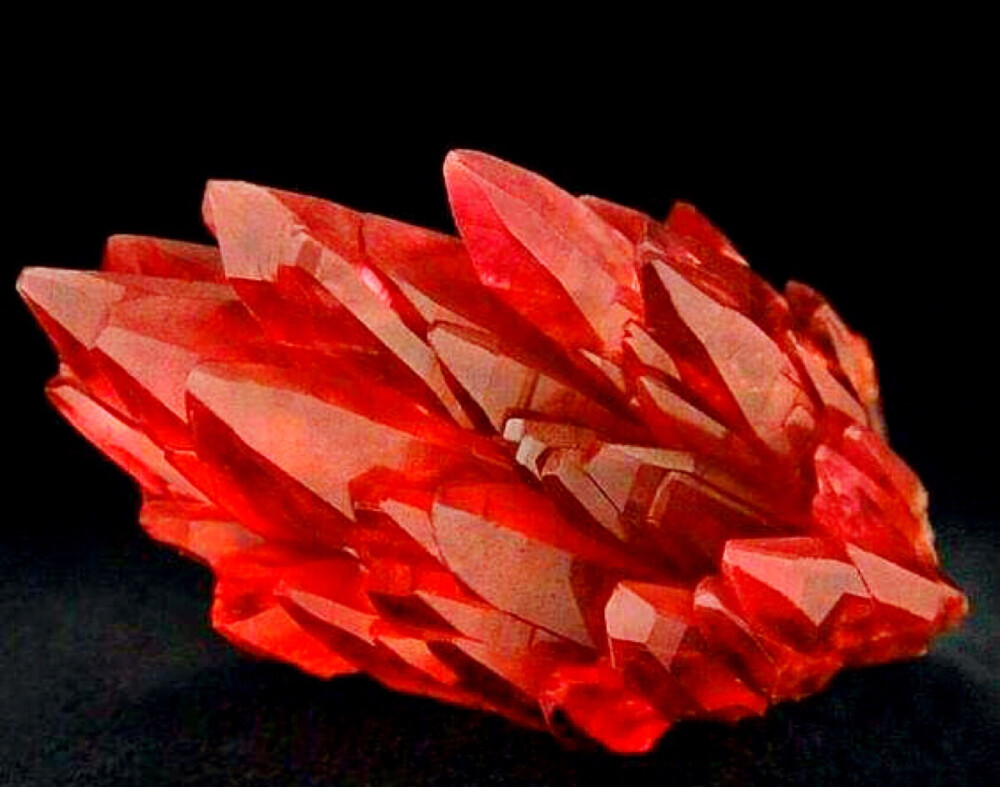 像火焰一样的菱锰矿 Rhodochrosite ​​​