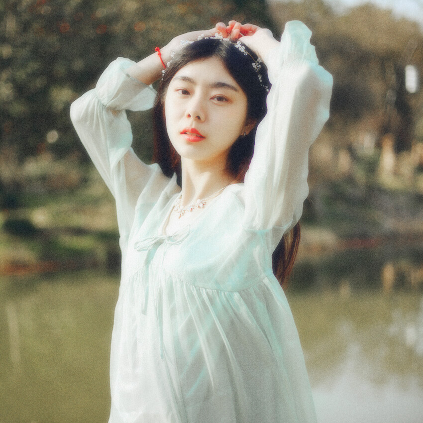 ▲抹茶姑娘▲水袅 苍井优同款超仙超森文艺抹茶色连衣裙森林系