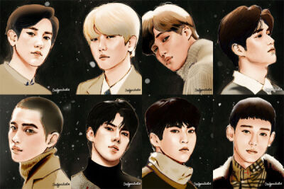 엑소 EXO (coloring) 1/6-1/20 [VLIVE]
From GRAFOLIO