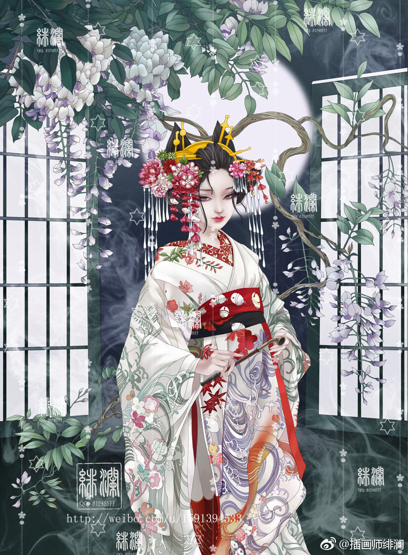 古风美人作者绯澜