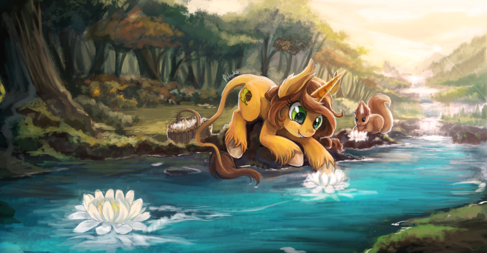 Commission 17 - Autumn Oak by The-Keyblade-Pony