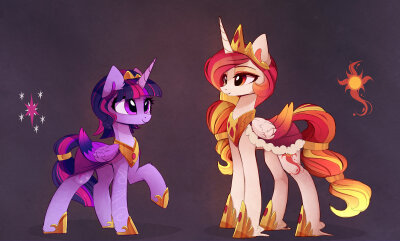 Queens of Equestria by MagnaLuna