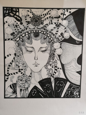 孩子的线描画