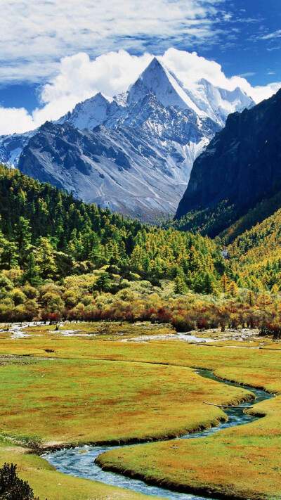 壁纸 风景 稻城亚丁