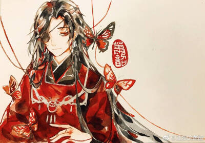 天官赐福 血雨探花 花城 【图源见水印】