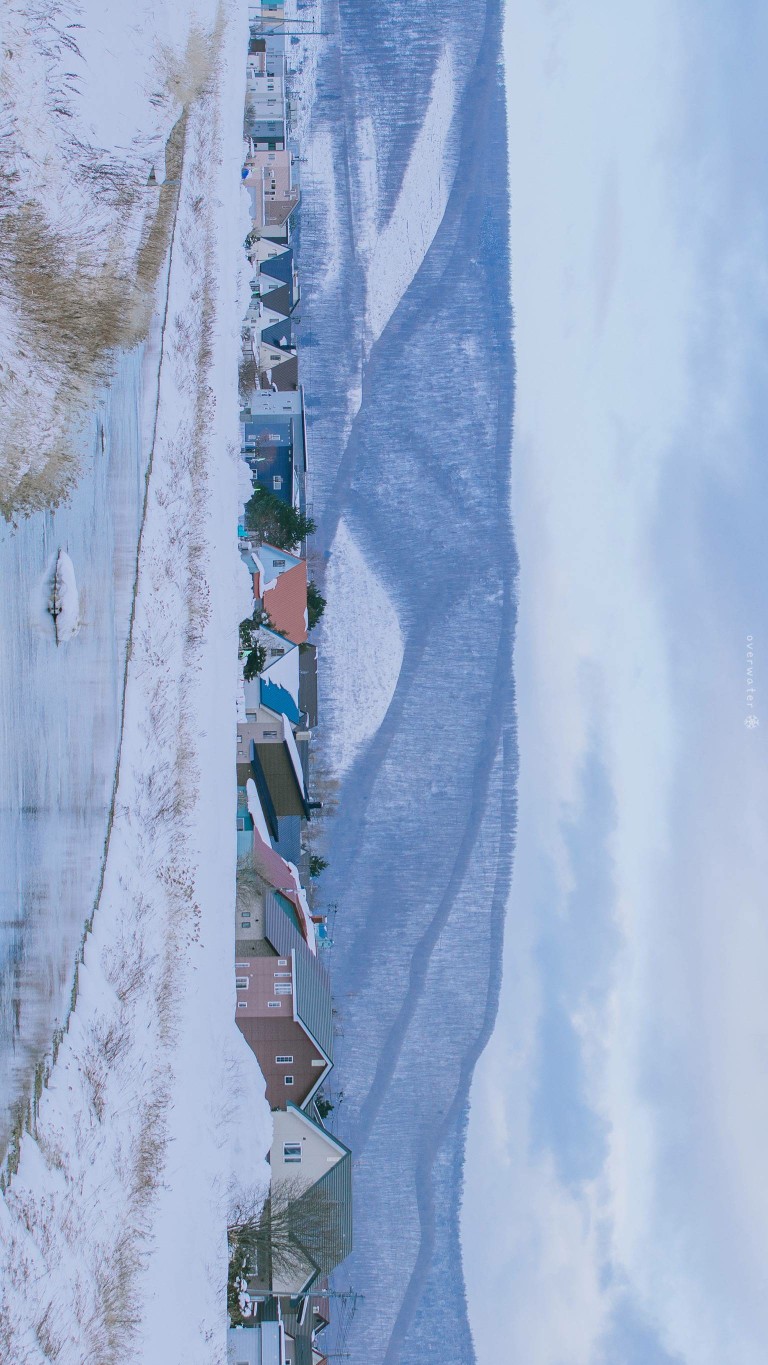 日本 北海道 雪景