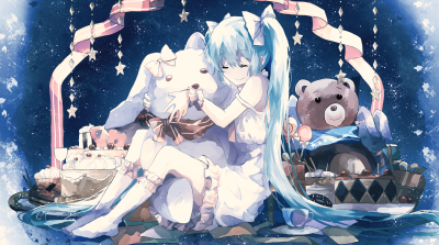 VOCALOID 初音未来 绘师：gocoli（pixiv id=3989608） 本作品pixiv id= 67083922