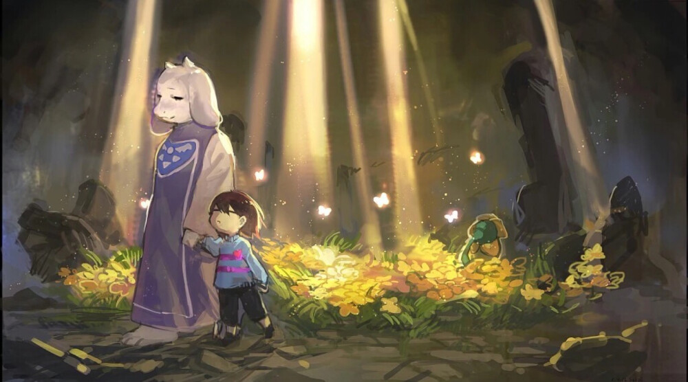 Undertale| Frisk Toriel 美的画风-禁止二次上传