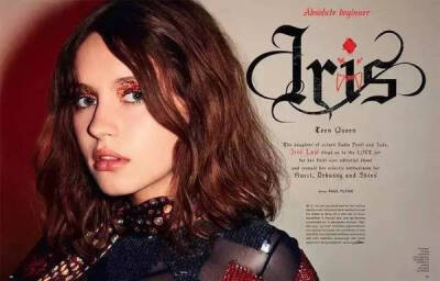 iris law 被她为burberry拍摄的一组照片惊艳到了