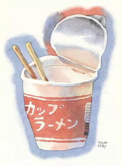 【水彩美食插画】作者：日本插画师：大崎吉之