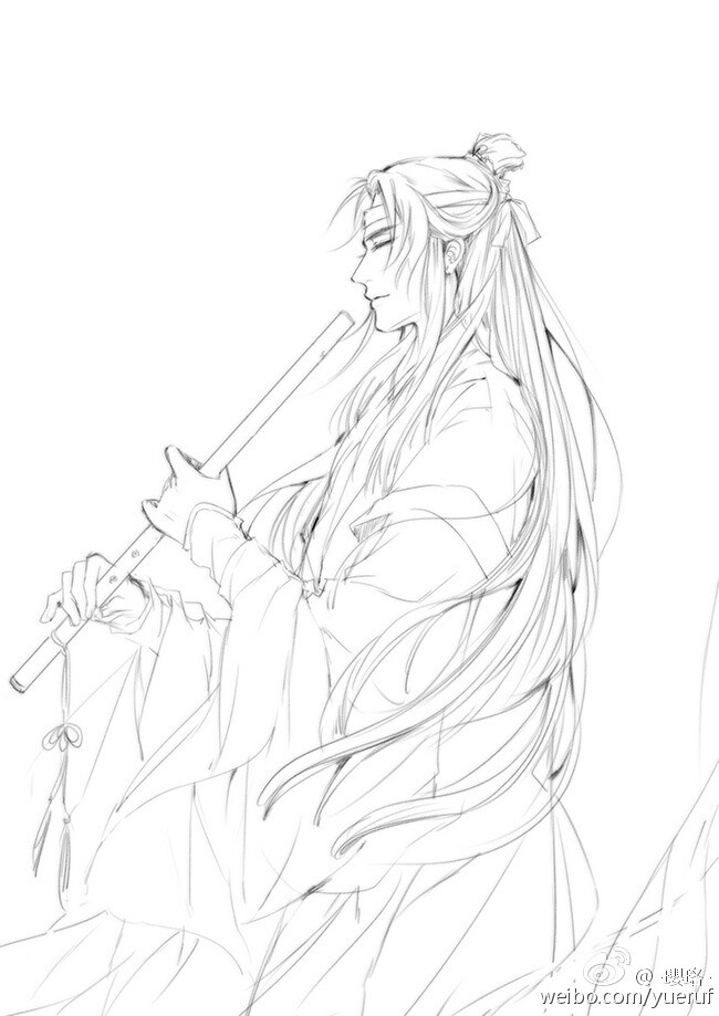 《魔道祖师》
作者【来源】微博@璎珞（大大的画风超级超级超级赞！）
魏无羡蓝忘机蓝曦臣江澄晓星尘宋子琛蓝思追金凌温宁金光瑶金子轩江厌离蓝启仁，，，太多懒得一张一张标了，想必各位道友都分得清谁是谁，，，
关于蓝氏双璧的区分:会笑的是蓝大，板着脸是汪叽