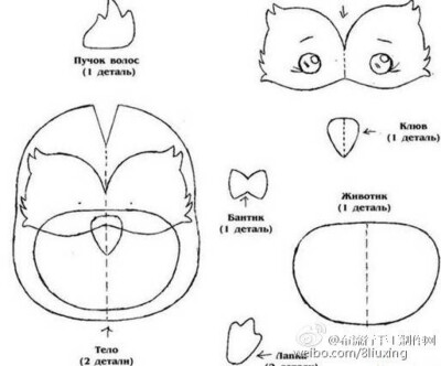 猫头鹰图纸