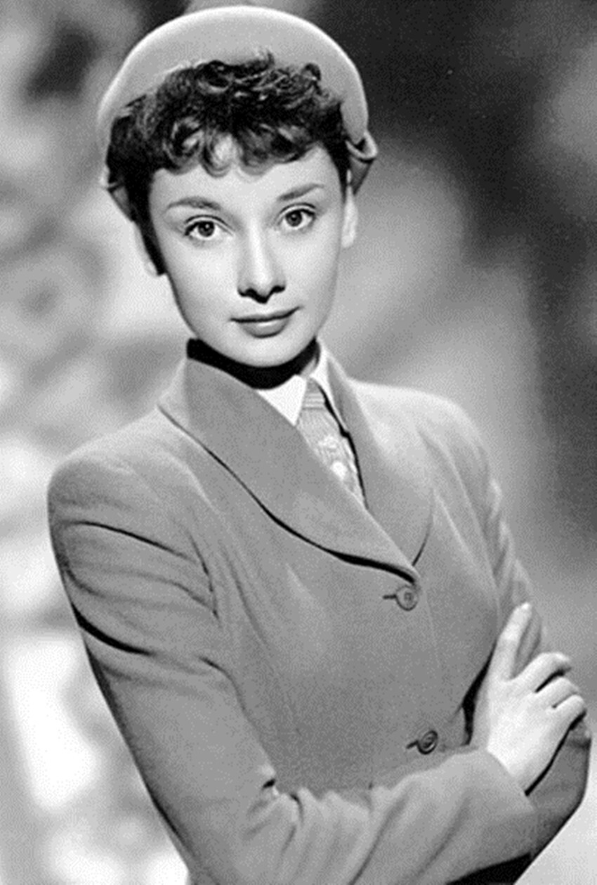 promotional photographs of audrey hepburn for the
