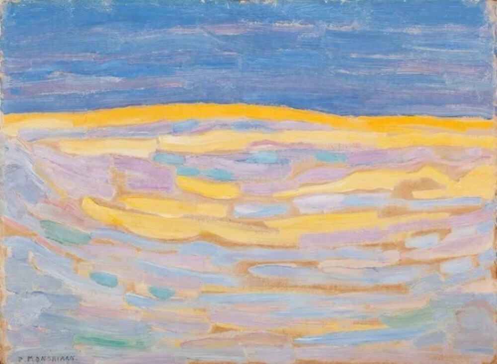 山川与大海pietmonderian蒙德里安早期作品18721944dutch