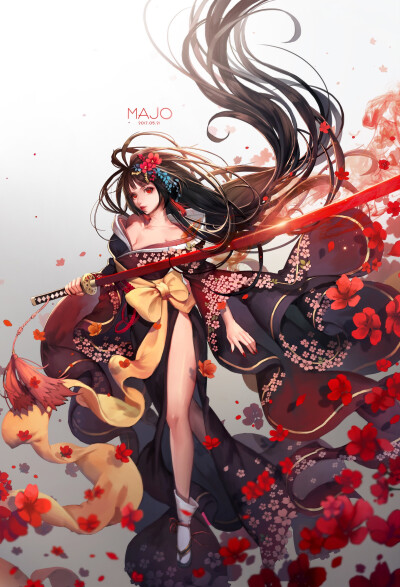 【画师：MA JO】【人物】【CG】【手绘】【插画】【少女】【参考】【无水印】【头像】