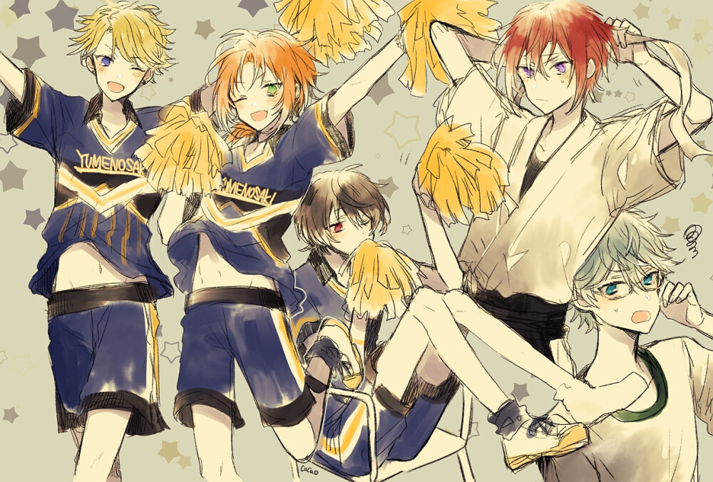 knights 月永雷欧 濑名泉 朔间凛月 鸣上岚 朱樱司