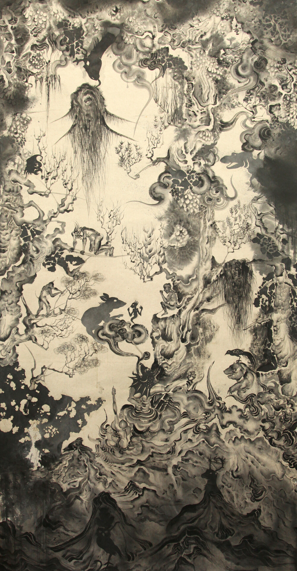 《万物水墨2》122x244cm 纸本水墨 2014 zhu jingyi 朱敬一 shanghai