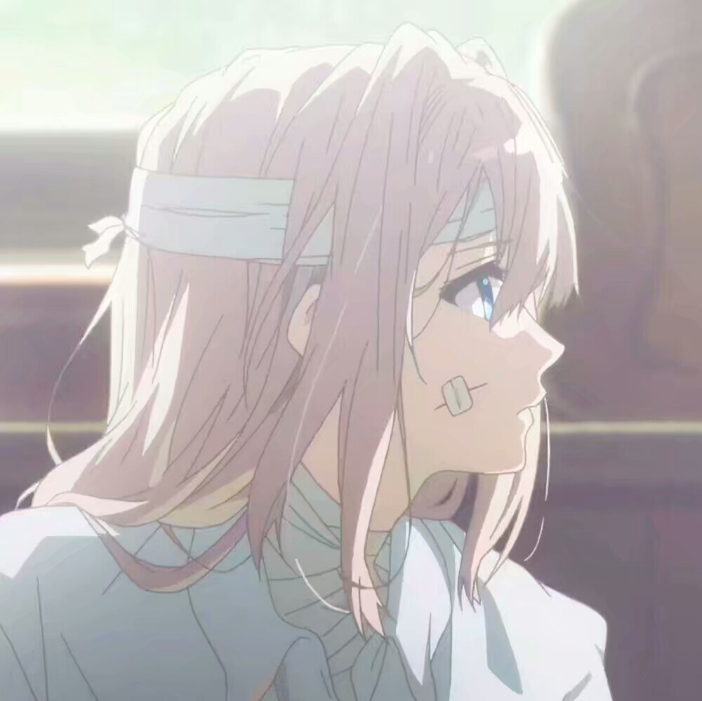 紫罗兰永恒花园，绑带，动漫，头像，薇欧瑞特·艾弗戈登