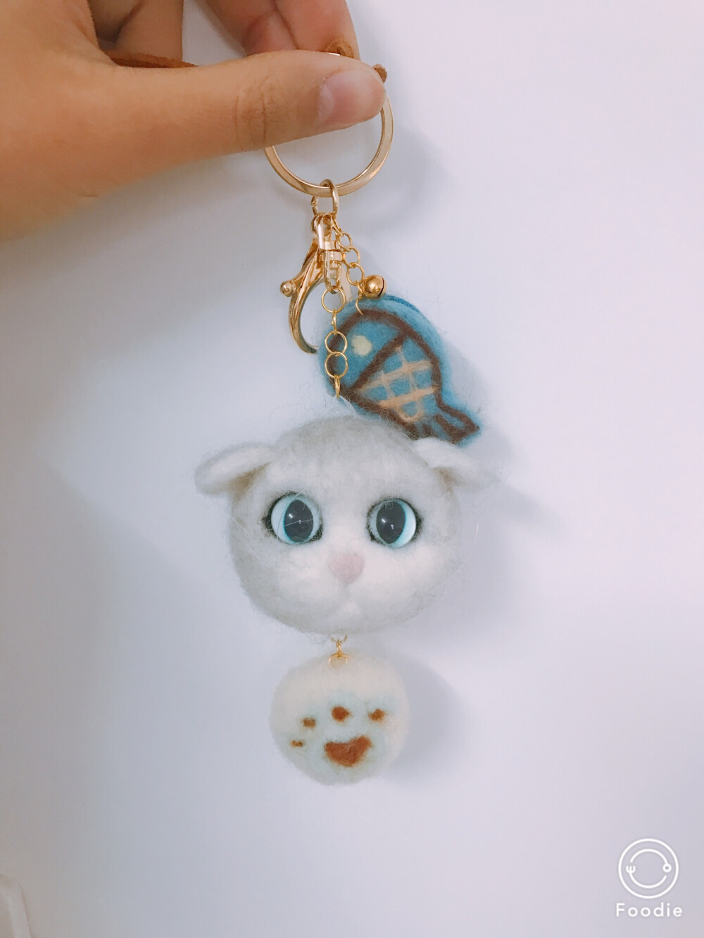 新年礼物羊毛毡猫咪挂件