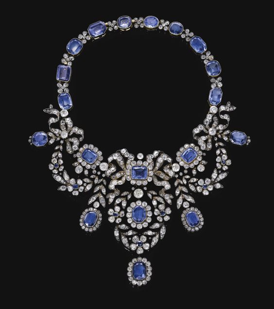 Sapphire and diamond necklace, late 19th century
sold for $243,639 