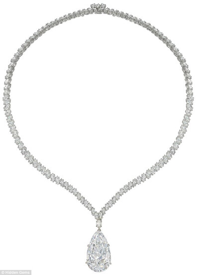 All the diamond-draped grandes dames of modern times are featured in the book - Jackie Kennedy, Christina Onassis, Grace Kelly, the actress Eva Gabor and so on. This necklace was worn by Christina Ona…