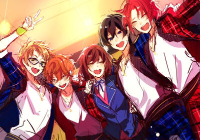 偶像梦幻祭 Trickstar 冰鹰北斗 明星昴流 衣更真绪 游木真（我团真好啊啊啊这张图好看爆了！！！）