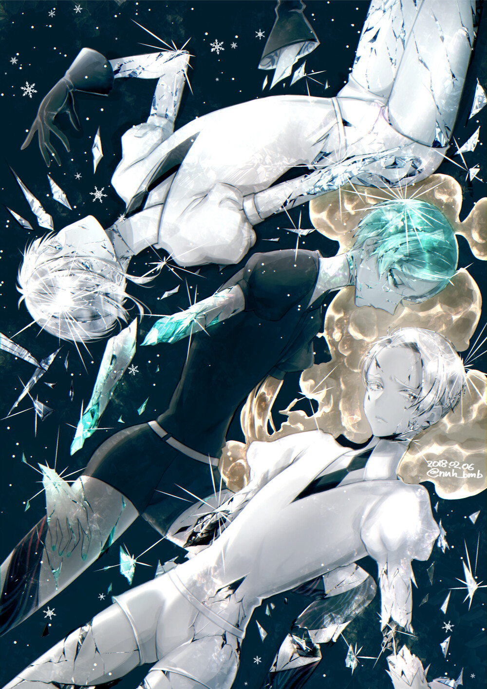 #宝石之国# 冬巡组
画师：森乃ばんび