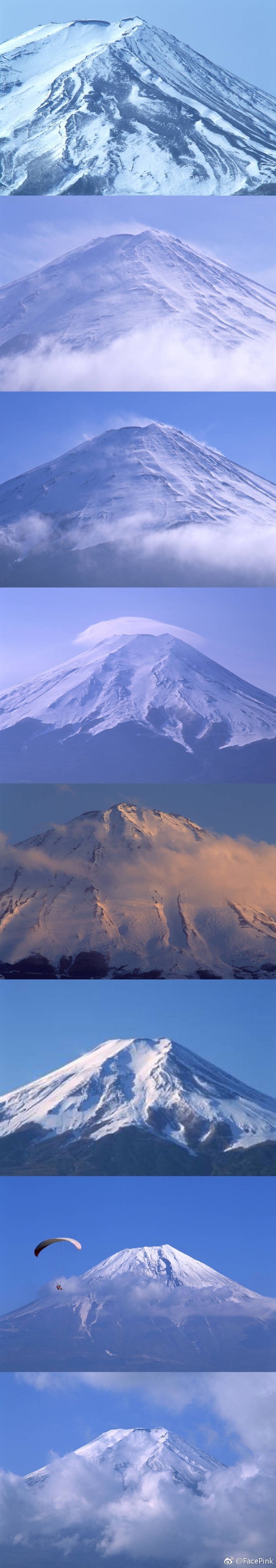 富士山 日本是个美丽的地方