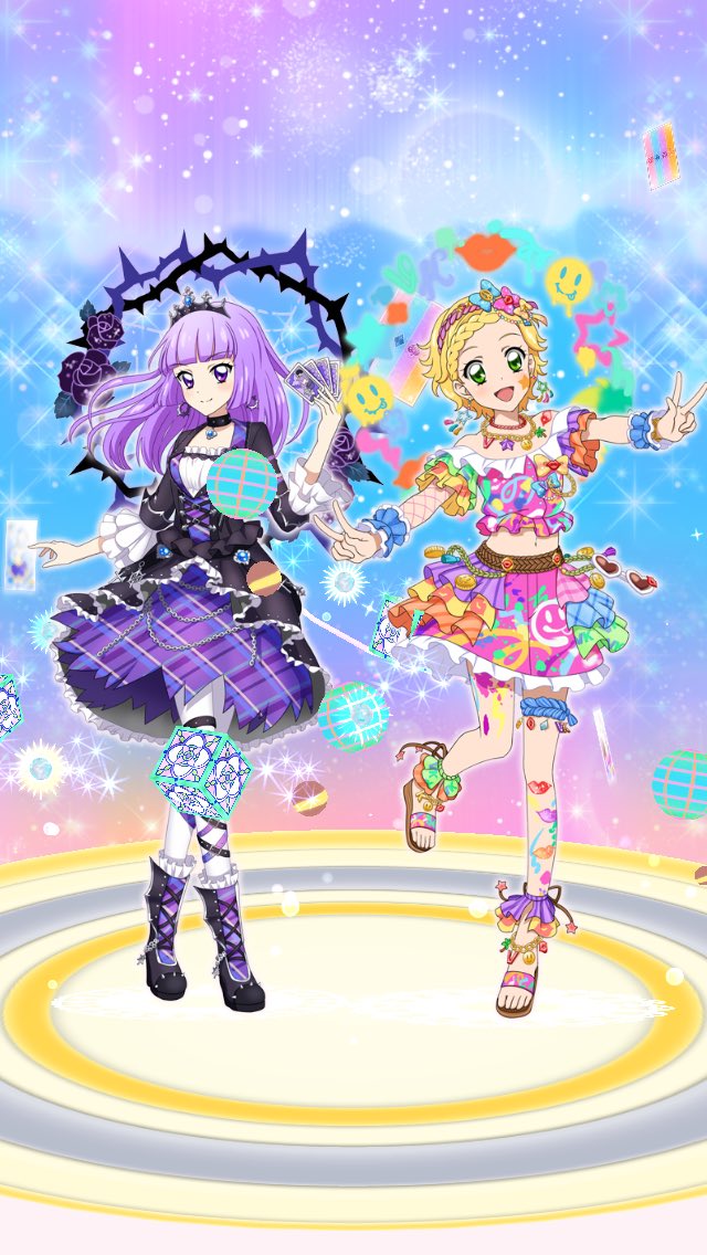 冰上堇 新条雏姬 偶像活动 立绘