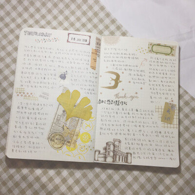 我的手帐给你看～