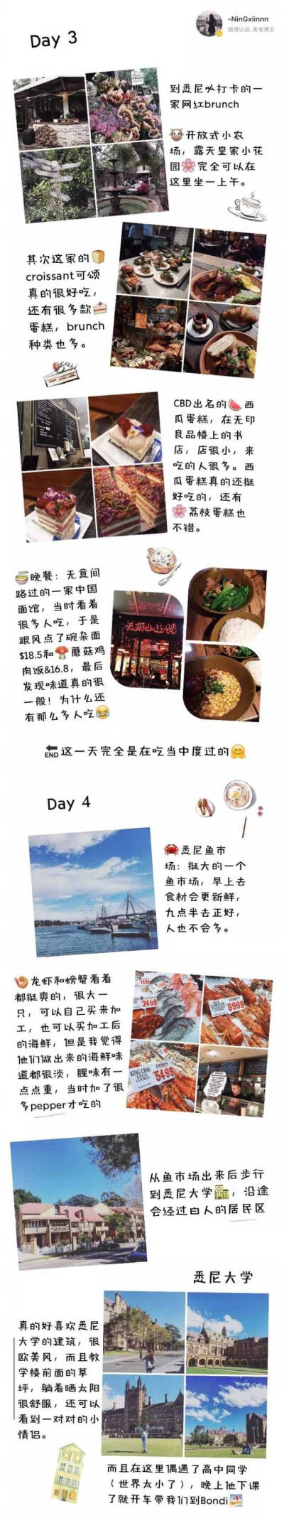 澳大利亚13天10晚 纯自由行详细攻略 记得点原图呦 谢谢 作者：-NinGxiinnn ​​​