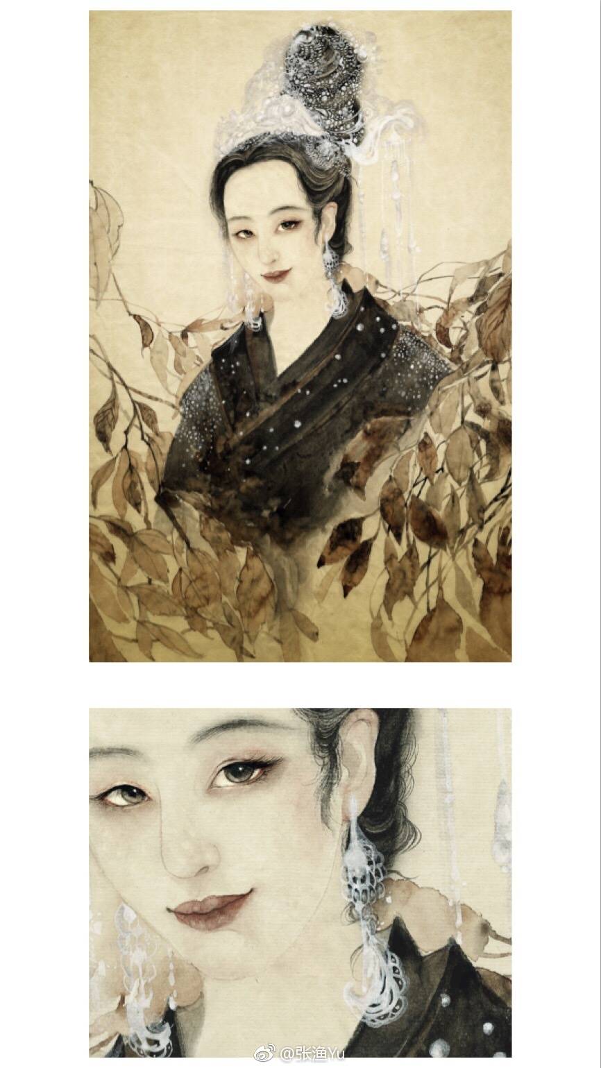 海上牧云记丹青美人by张渔微博