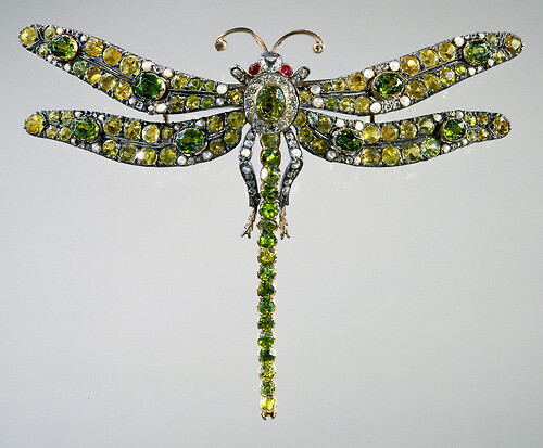 Brooch in the shape of a dragonfly