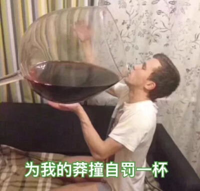 自罚一杯