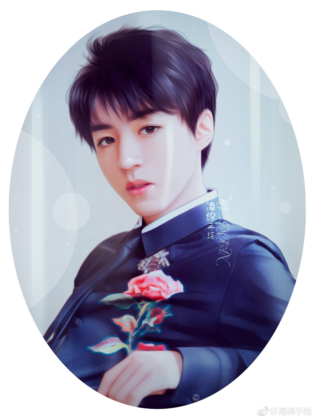 #王俊凯#+#TFBOYS王俊凯#+#TFBOYS#+cr海绵手绘