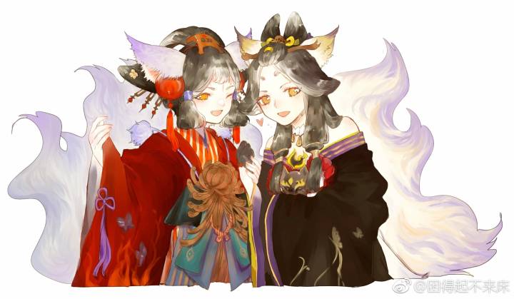  ＃阴阳师玉藻前＃图片出自微博以及水印，转侵删。