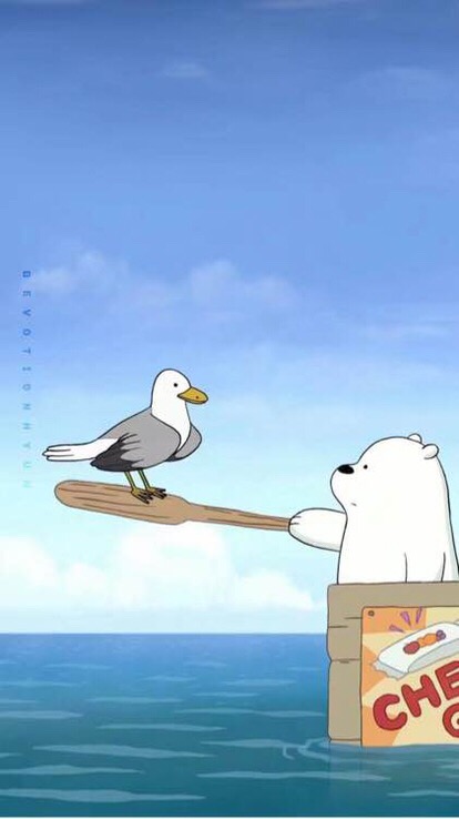 We bare bears 咱们裸熊 壁纸 少女风