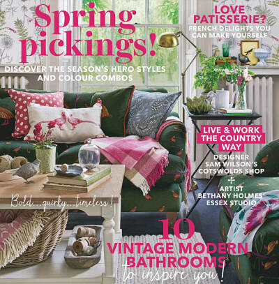 春日的房間。
Country Homes & Interiors March 2018 