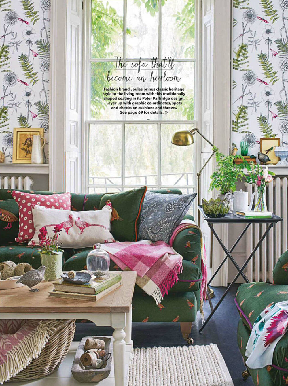 春日的房間。
Country Homes & Interiors March 2018 