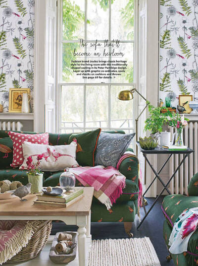 春日的房間。
Country Homes & Interiors March 2018 