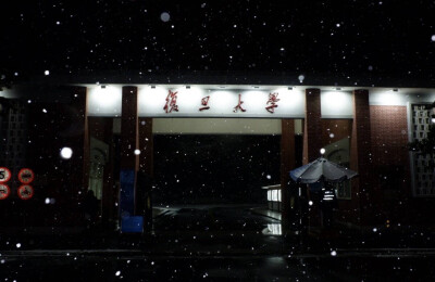 雪夜的复旦