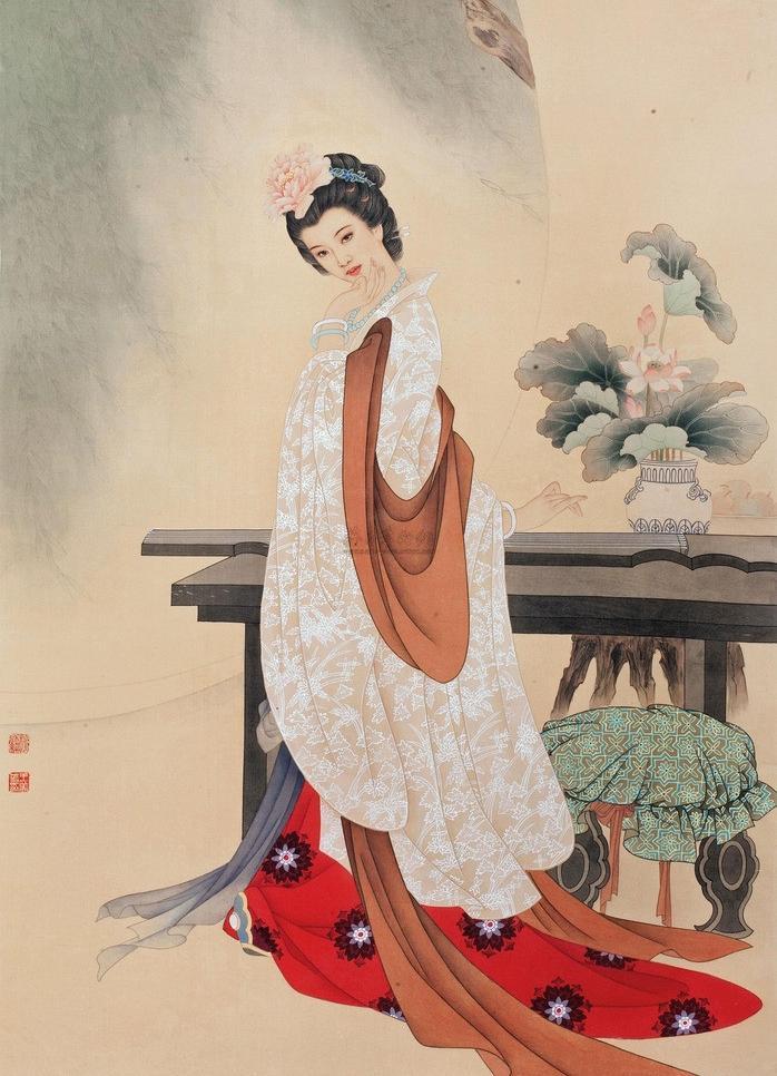 美人好似画中仙