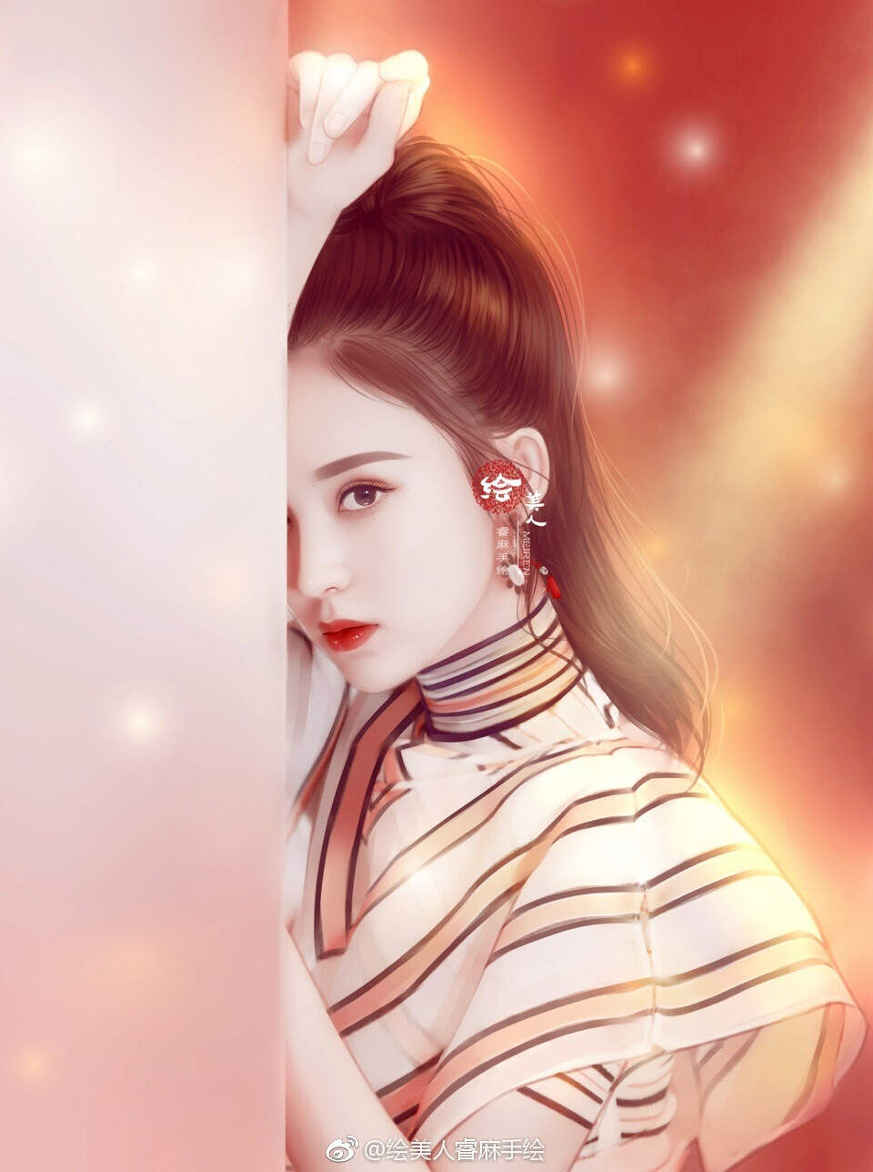 古力娜扎唯美手绘