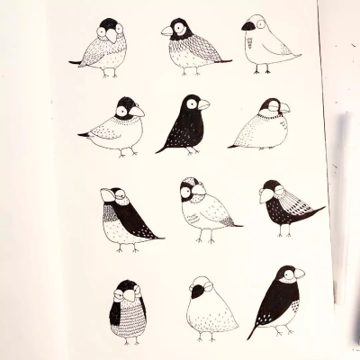 有趣又好玩的简笔画 男女老少统统适宜 绝对是缓解你无聊的必备神器 水性笔、圆珠笔、自动铅笔、针管笔等 都可以作为画简笔画的工具