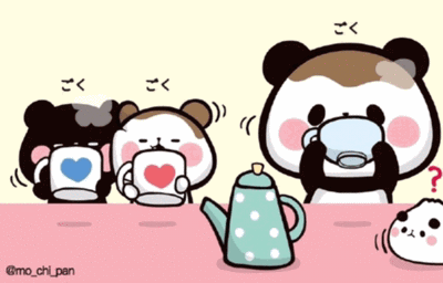 mochi panda 喝 Coffee~变色啦
by.Milk Chocolate
