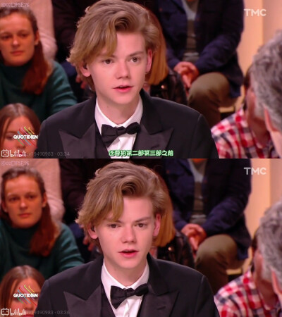 「托马斯•桑斯特」
「Thomas•Brodie-Sangster」
拿图点赞，禁二传.谢谢