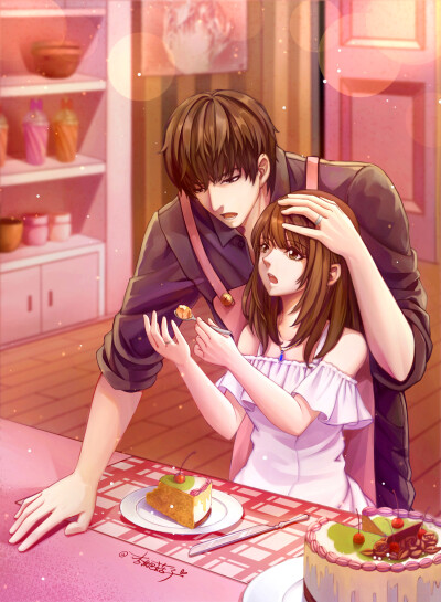 恋与制作人 许墨 饭绘(cr:杏鮑菇子)